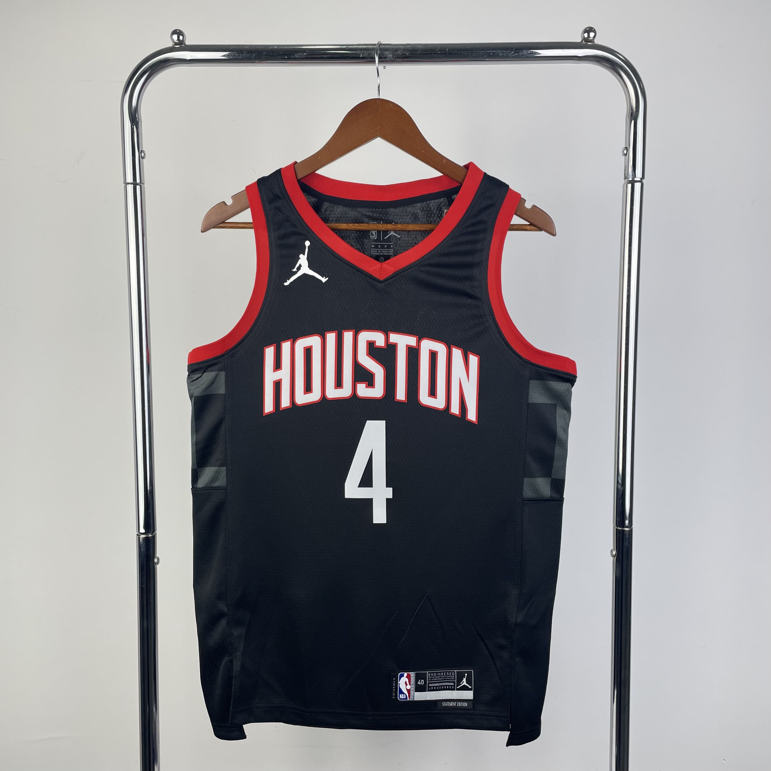 Men Houston Rockets #4 Green Black Season Jordon 2024 NBA Jersey->houston rockets->NBA Jersey